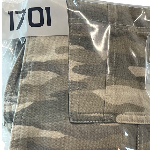 Womens Camouflage Overalls Utility L Jumpsuit Drawstring Casual Military Print - Picture 10 of 11